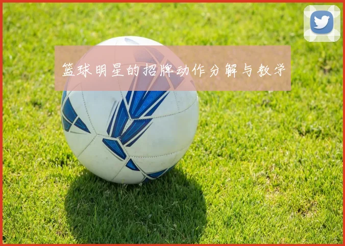 篮球明星的招牌动作分解与教学